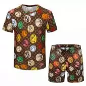 new louis vuitton lv hawaiian t shirt shorts imprime s_abaaa3